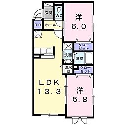 チアファル175 2LDKの間取図画像