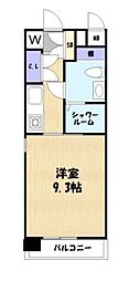 YS上前津 8階1Kの間取り