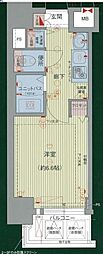プレサンスSAKAE白川公園 1Kの間取図画像