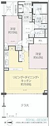 テラス軽井沢E棟 2LDKの間取図画像