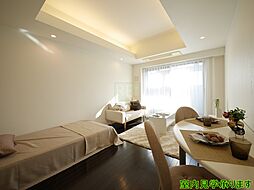 都営大江戸線 牛込柳町駅 徒歩4分の賃貸マンション 5階1Kのリビング/ダイニング