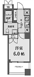 東京メトロ半蔵門線 渋谷駅 徒歩12分の賃貸マンション 5階1Kの間取り