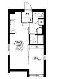東京メトロ有楽町線 江戸川橋駅 徒歩6分の賃貸マンション 3階1LDKの間取り