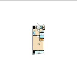 OLIO麻布十番 1Kの間取図画像