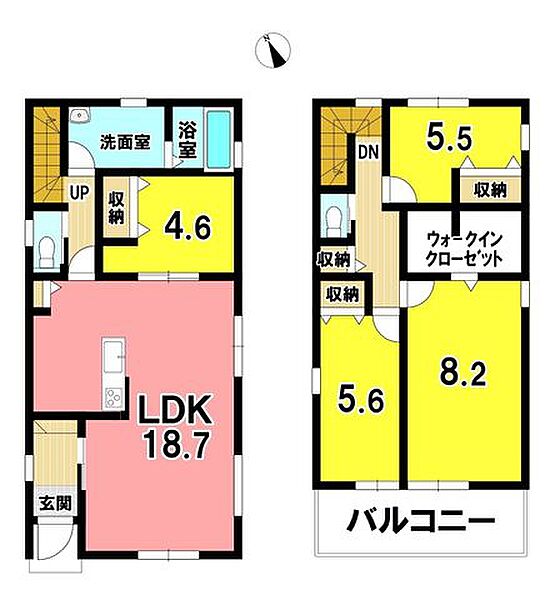 間取りを拡大表示
