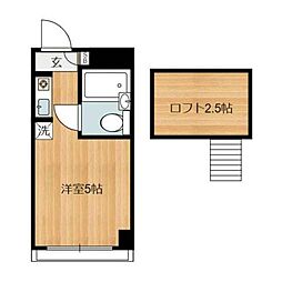 ノーブルヒルズ ワンルームの間取図画像