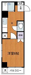 コート山谷 1Kの間取図画像