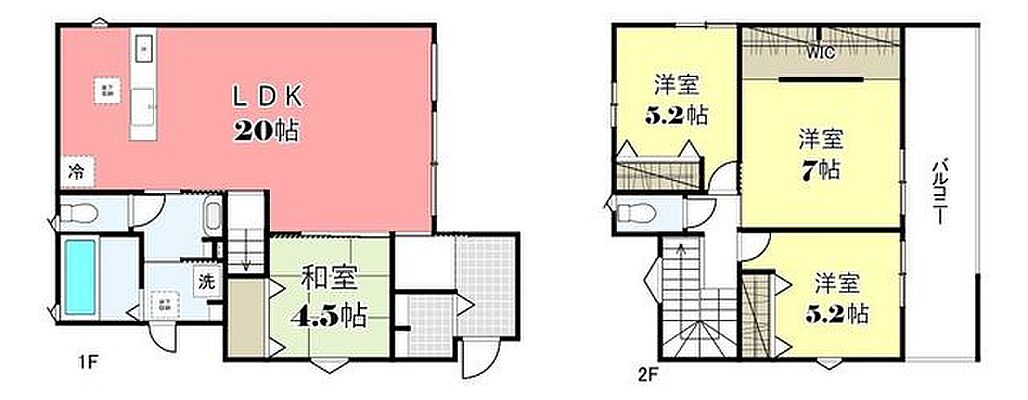 間取り 中古戸建　四日市市大矢知町字川原