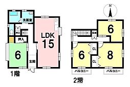 中古戸建　追分2丁目付近　2階建4LDK
