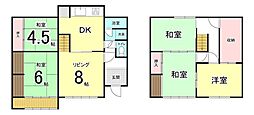 中古戸建　笹川4丁目付近　二階建4LDK
