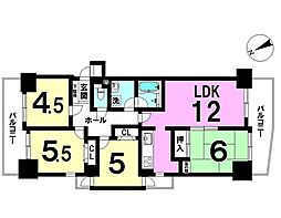 ダイアパレス四日市2　四日市市沖の島町付近　11階4LDK