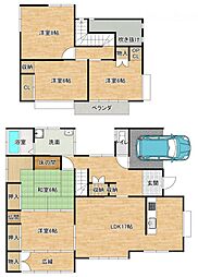 岩沼市松ケ丘2丁目　戸建て 5LDKの間取り