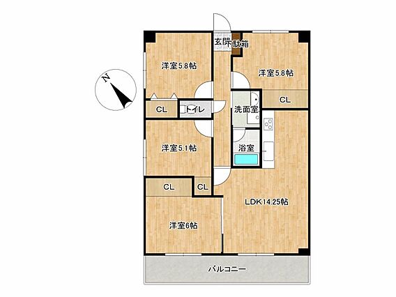 【間取図】リフ...