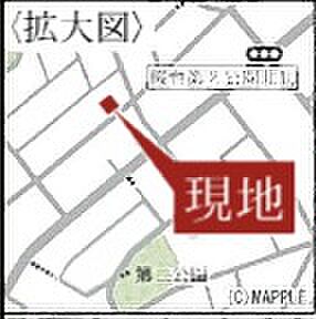 地図を拡大表示