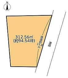 野田市山崎　売地　94坪
