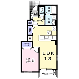 間取図画像 1LDK