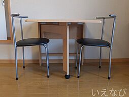 JR山陽本線 岡山駅 バス21分 新保北下車 徒歩6分の賃貸アパート 2階1Kのリビング/ダイニング