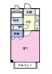 間取図画像 1K