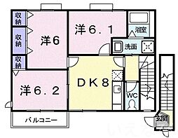 間取図画像 3DK