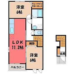 コテージ・ガーデン B 2階