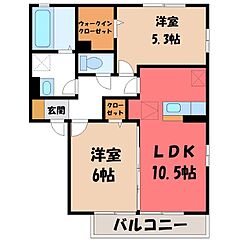 物件の間取り