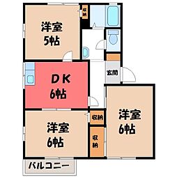 JR両毛線 伊勢崎駅 徒歩23分 2階/-