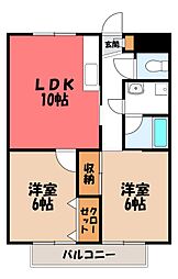 JR信越本線 北高崎駅 徒歩25分 2階/-