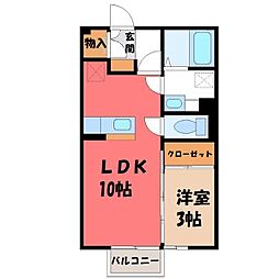 JR上越線 新前橋駅 バス20分 卸売りセンター下車 徒歩8分 2階/-