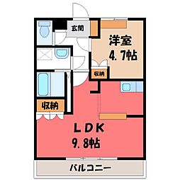 東武伊勢崎線 剛志駅 徒歩16分 2階/-