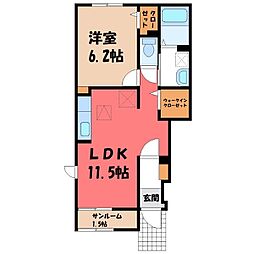 JR高崎線 高崎駅 バス20分 小鳥住宅前下車 徒歩2分 1階/-