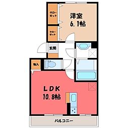JR上越線 新前橋駅 4.1km