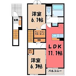 フローレス コート II 2階/-