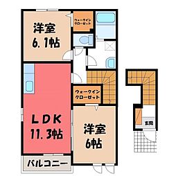上毛電気鉄道 樋越駅 徒歩14分 2階/-