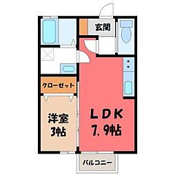 東武伊勢崎線 剛志駅 5km 1階/-