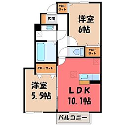 JR両毛線 国定駅 徒歩37分
