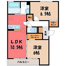 JR両毛線 前橋駅 バス25分 北前橋下車 徒歩9分 1階/-