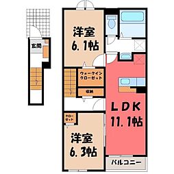JR八高線 群馬藤岡駅 徒歩34分 2階/-