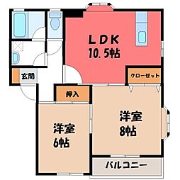 グリーンハイツアカシヤ 2階/-