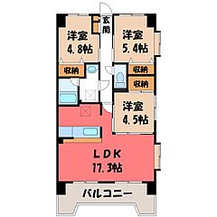 物件の間取り