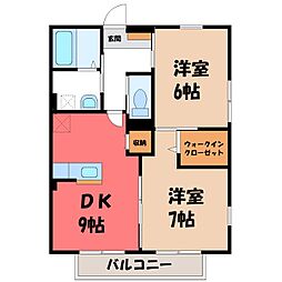 間取図画像 2DK