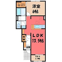 Liegel I 1階1LDKの間取り