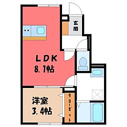 間取図画像 1LDK