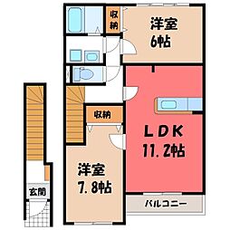 JR両毛線 国定駅 4.3km