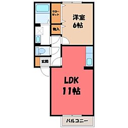 ヴィラオーネスト B 2階/-