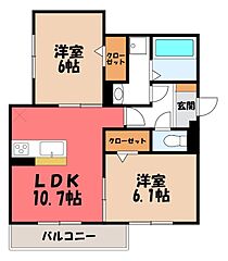 物件の間取り