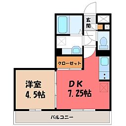 JR両毛線 駒形駅 徒歩15分