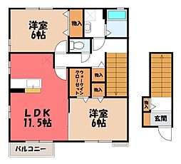 ローズコート B 2階