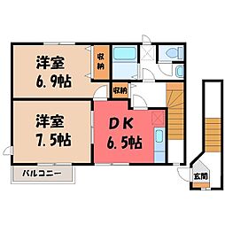 アプリコット B 2階