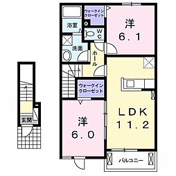 アルエット II 2階/-
