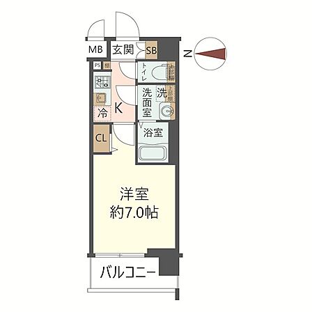1K 間取り